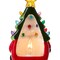 Casafield Ceramic Holiday Night Light - Vintage Decorative Night Light with Bulbs and Star Topper